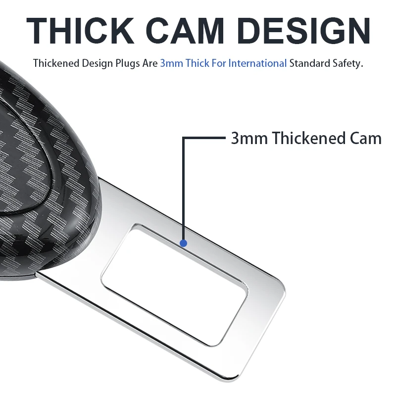 Car Belt Extender Universal Seat Belt Window Breaker Alarm Stopper Clip Car Safty Plugs