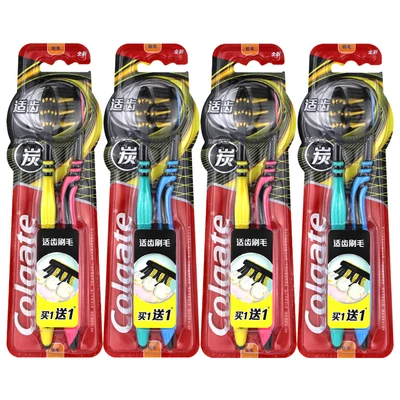 Специальный Colgate Oral Cleaner многофункциональная Мягкая зубная щетка с древесным углем для глубокой очистки между зубами