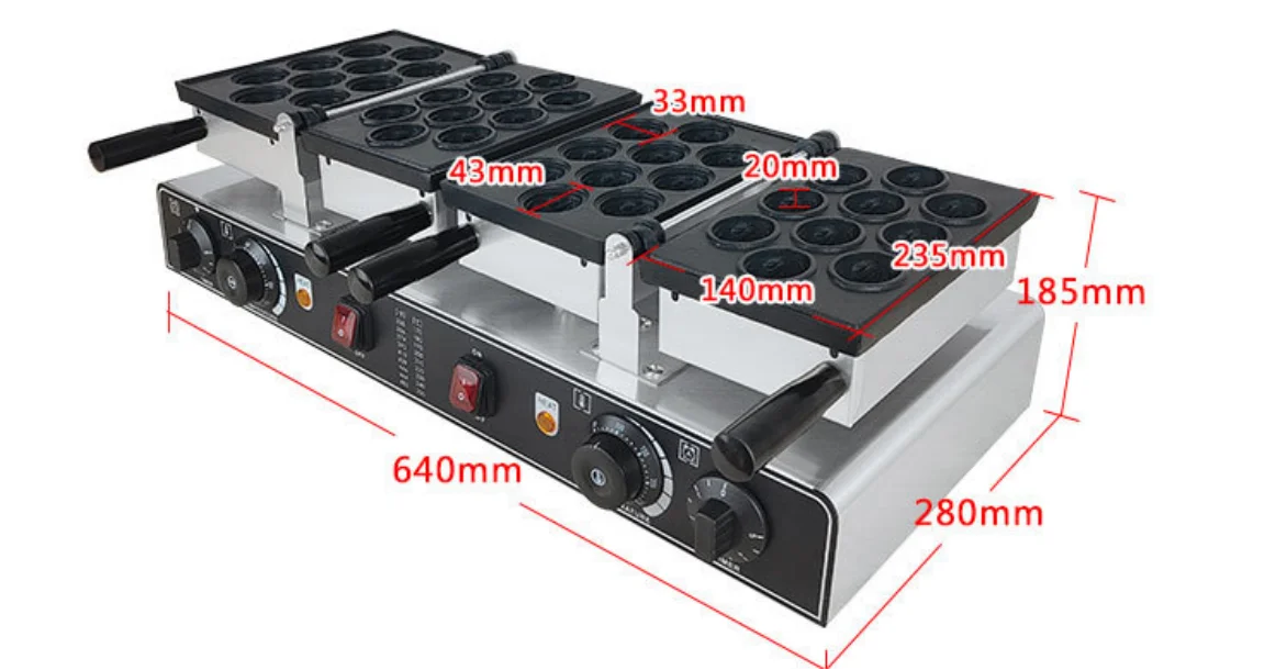 Electric Walnut Waffle Multi Snack Machines Double Head Walnut Cookie Maker And Walnut Shaped Cake Manju Waffle Maker Machine
