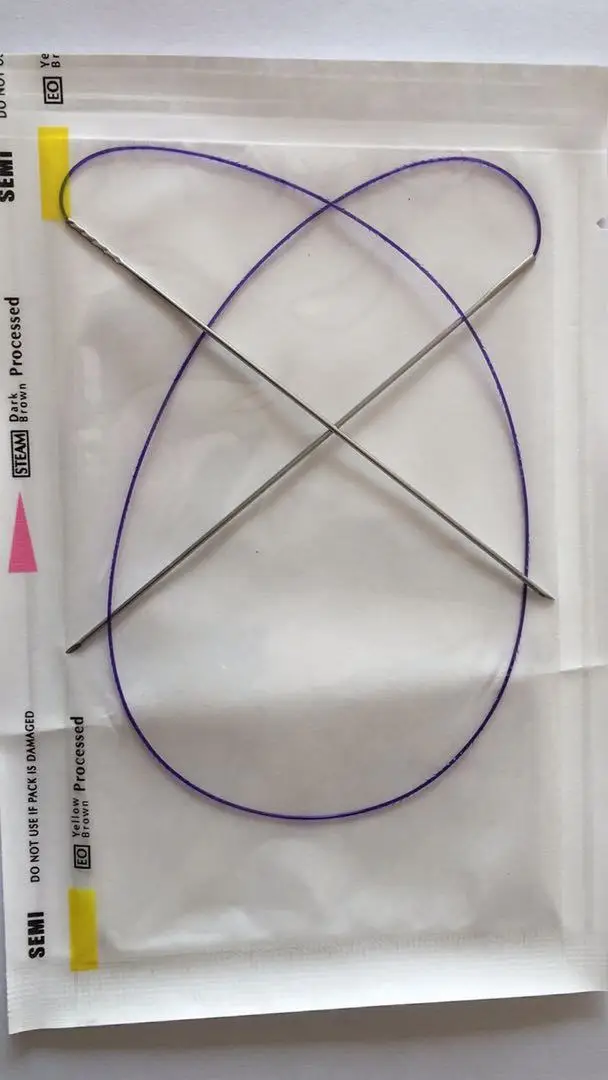 2021 Sales ce certificate best selling pdo Double needle 20G 290mm thread lift for arm neck