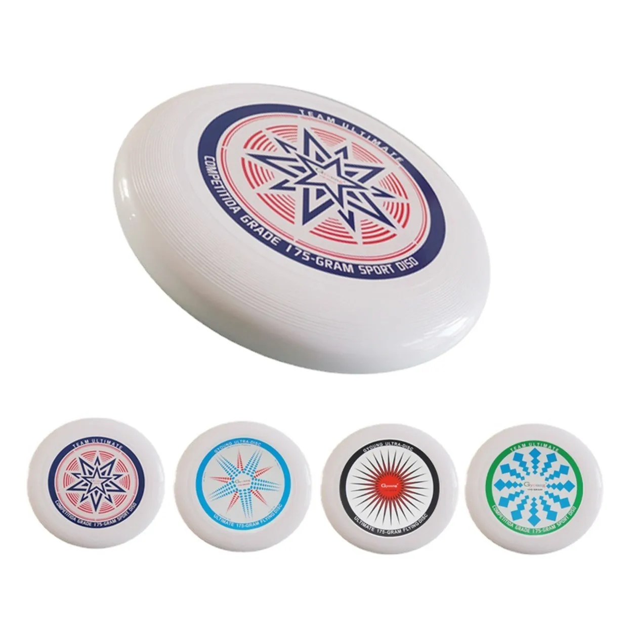 OEM Custom Professional Frisbeed Golf 175g PE/PP Plastic Sports Ultimate Frisbeed For Outdoors Games