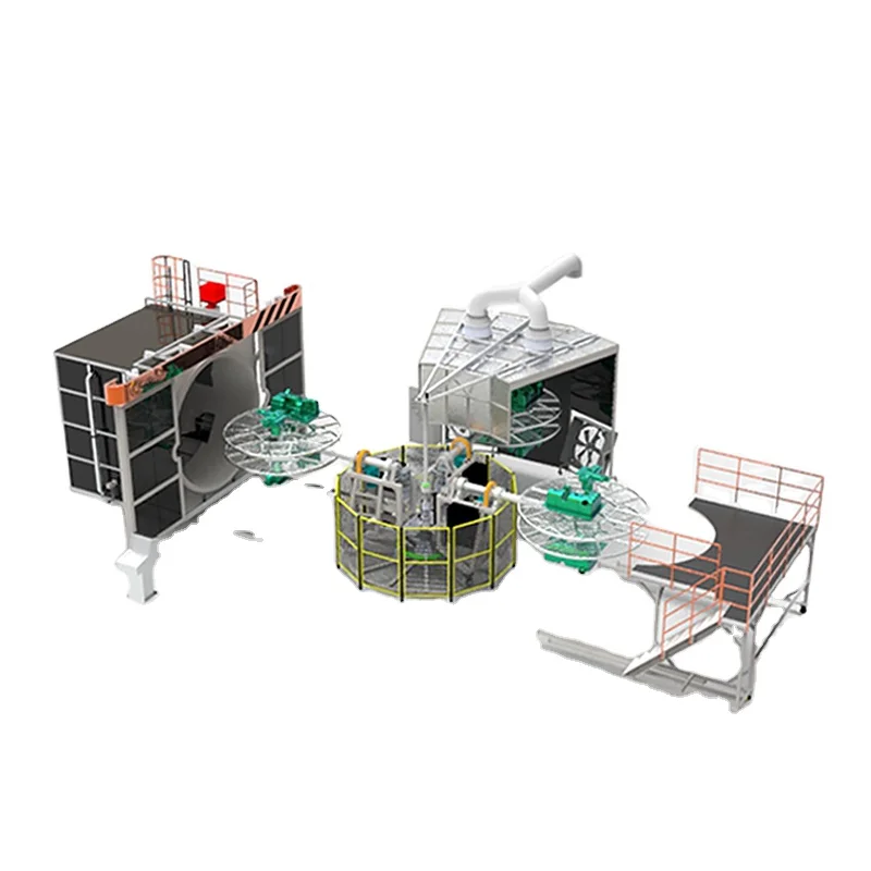 plastic chair making machine shuttle rotomolding machine CS-3000