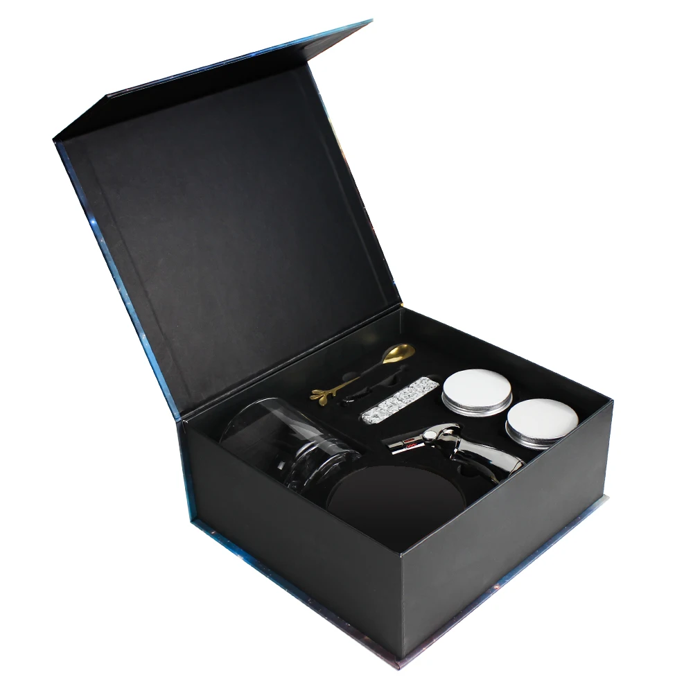 Customized Wood Cocktail Smoker Kit with Torch and Flavor Wood Chips