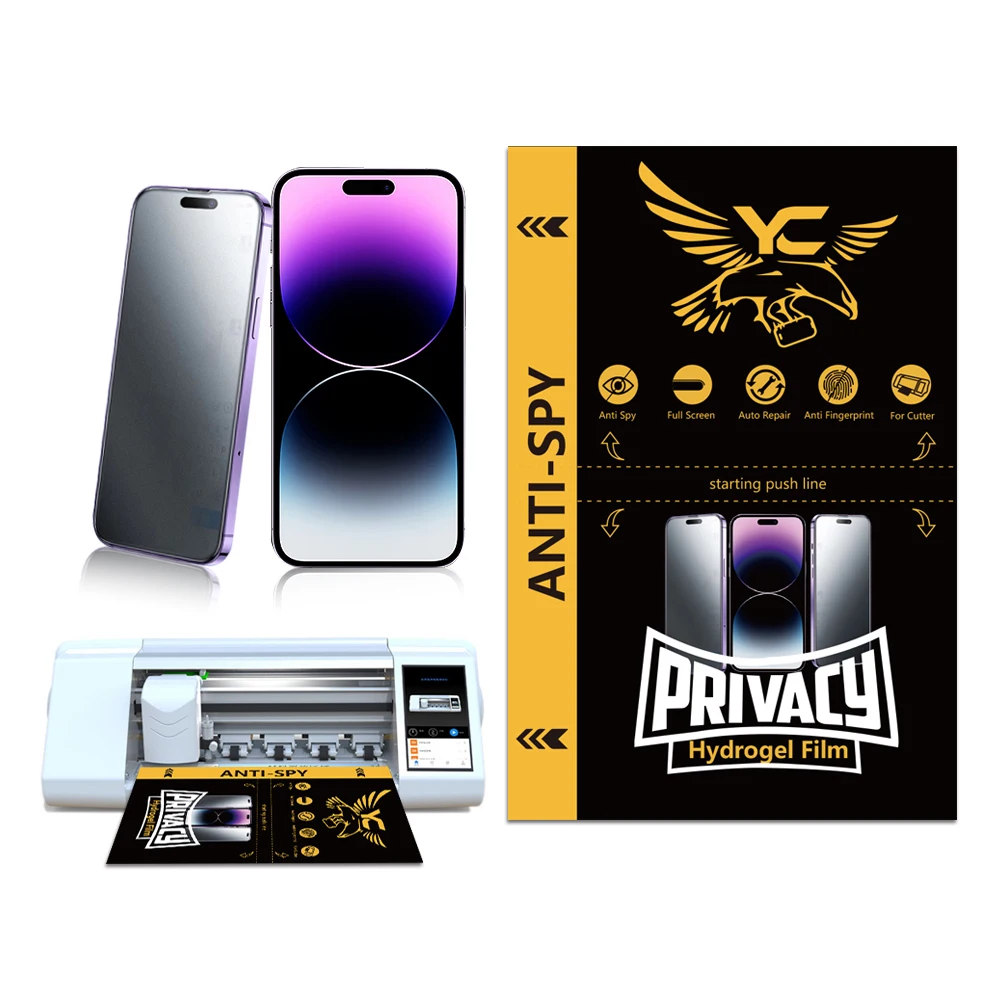 Peep-proof Protection Film Matte Privacy Protector Hydrogel Film for Film Cut Machine