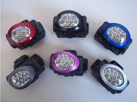 NPOT Rugged Oval Headlamp Portable Head Hiking Spelunking Lamp Flashlight Lightweight Durable Headlight for Outdoor Activity