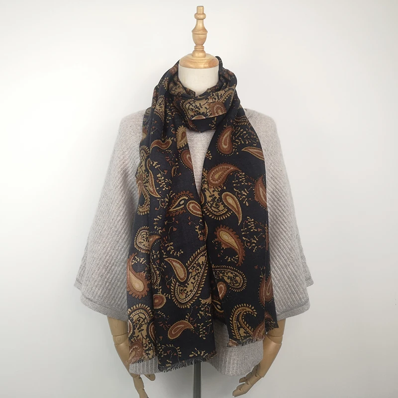 Edelweiss Customized Womens Shawl 2023 New Wool Shawl Simple Solid Wool Shawls Winter Scarf Print Luxury Spring Adult 