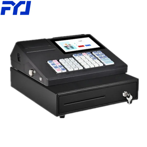 Built in Printer Cash Drawer Electronic Cash Register POS Caja Registradora with Free Software ECR