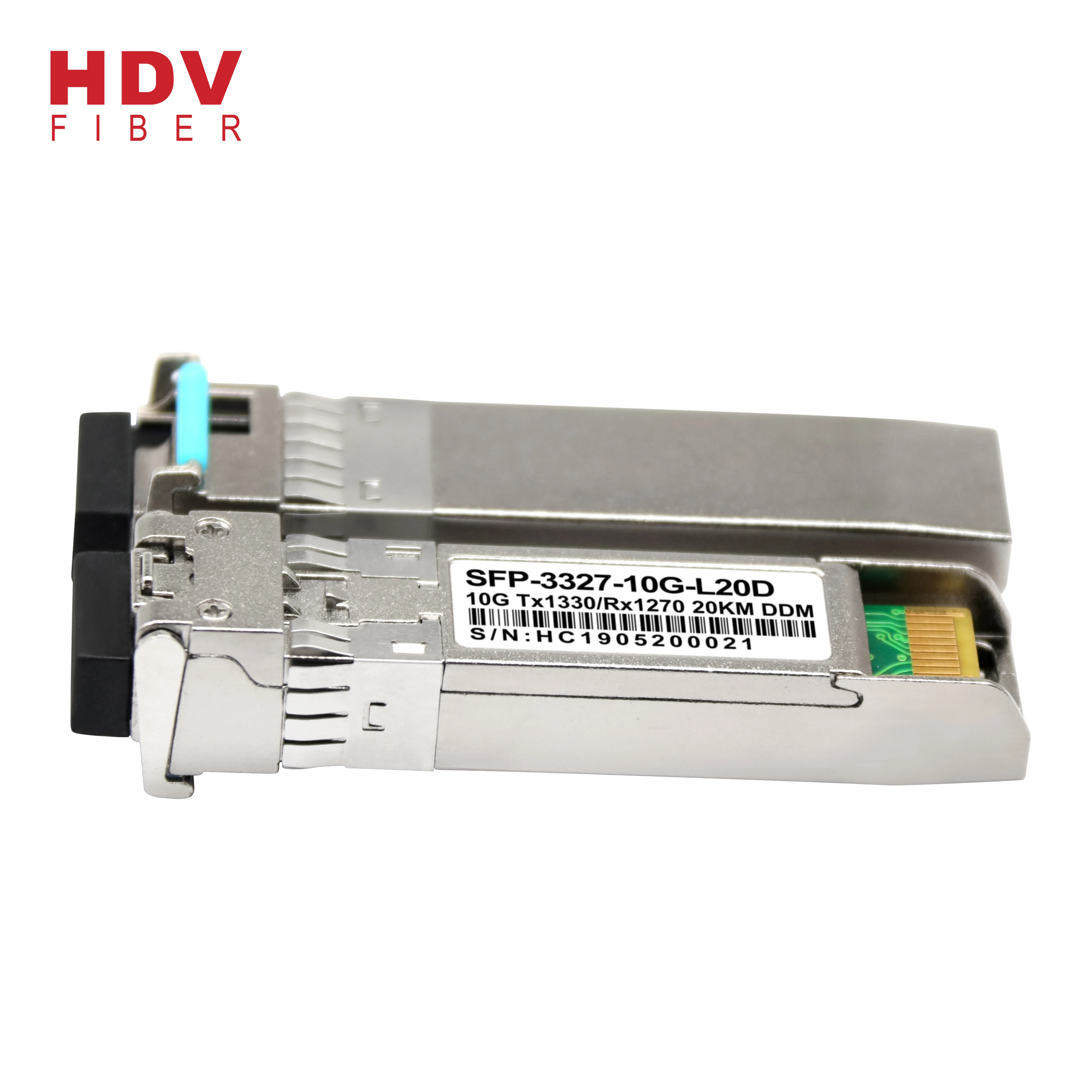 10G WDM 20KM SFP fiber transceiver module huawei compatible sfp module price