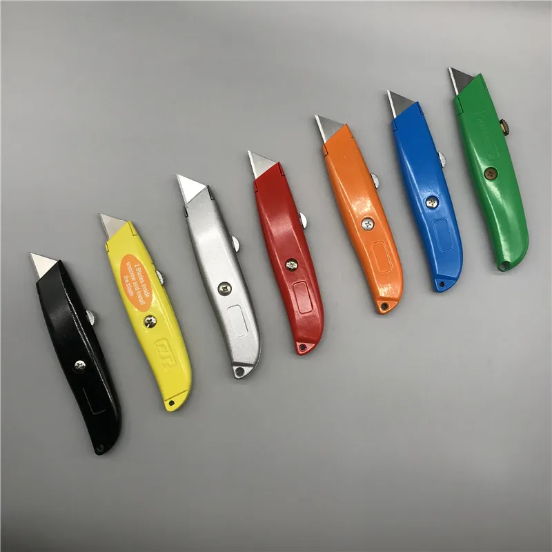 Free sample welcome OEM aluminum alloy safe box knife cutter