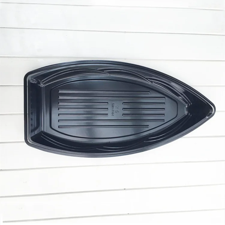 Disposable Plastic Ship Shape Sushi Tray  Modern Design