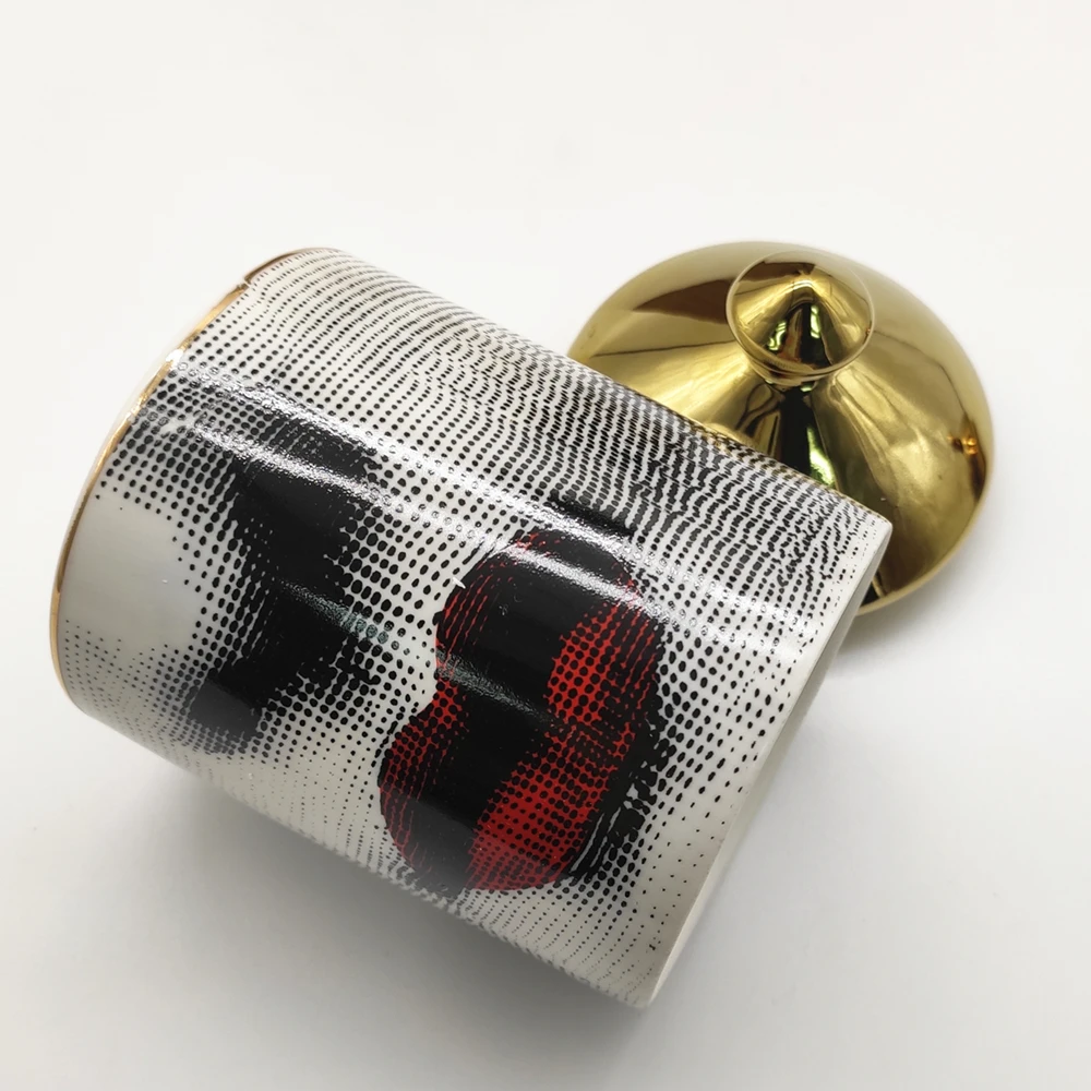 
Customized design 16OZ porcelain luxury wholesale ceramic candle jar 