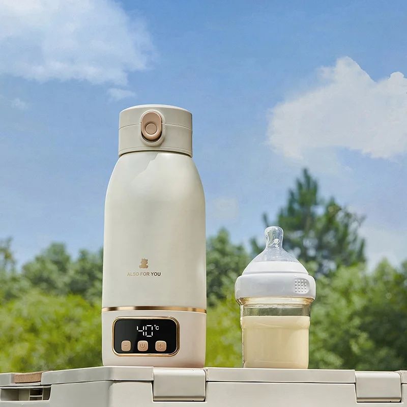 Travel electric single feeding kids milk 3 Level USB Portable milk water Heat Baby Feeding Bottle Warmer