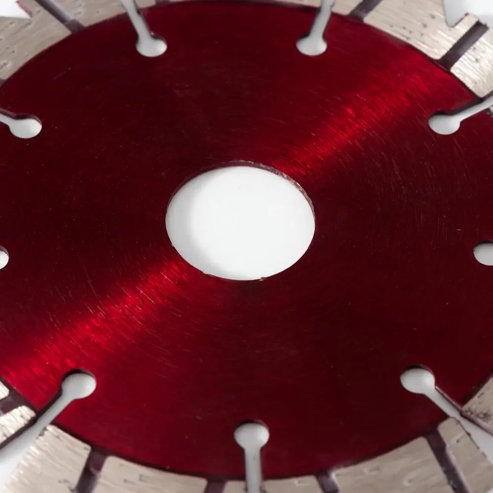 Factory Price Cold Pressed Turbo Segment Diamond Saw Blade with Teeth Protection Cutting Disc for Tiles Brick Block
