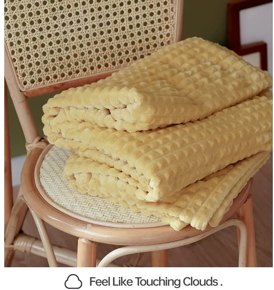 Living Room Thick 100 Polyester Blanket Life Comfort Microfiber Materials Jersey Blankets For Sofa