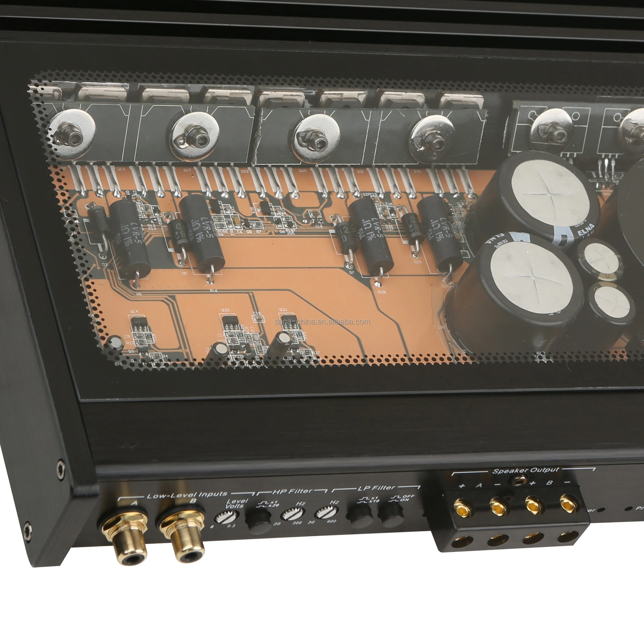 High quality car powerful  Amplifier 160*2w RMS REAL POWER M2  2channels