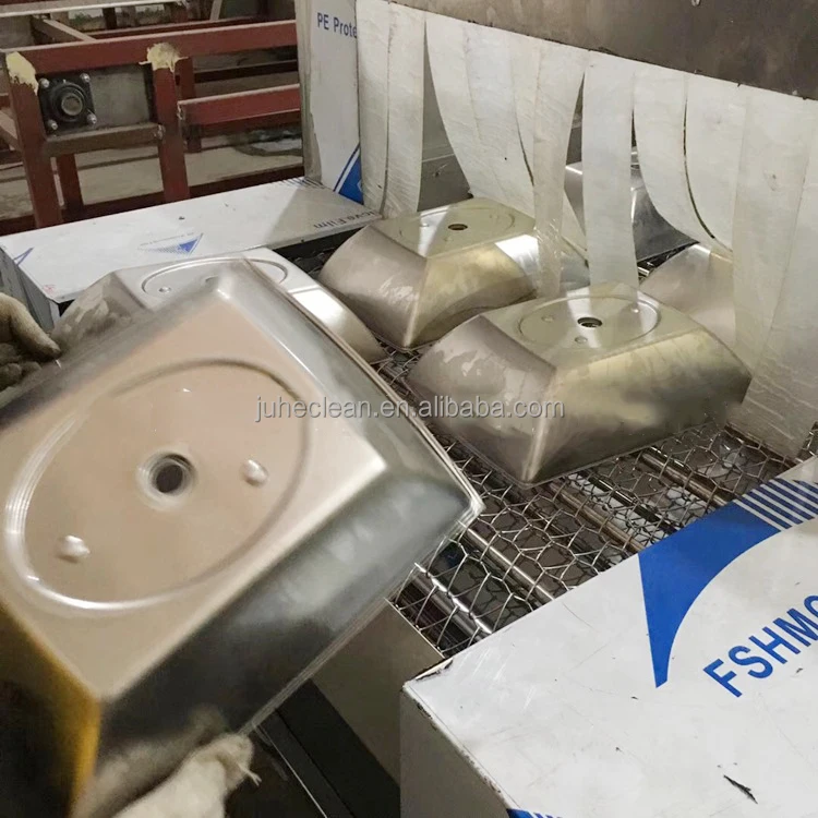 deep drawing lubricating grease in stainless steel barrels cleaning Conveyor water pump spray degreasjng machine parts washers