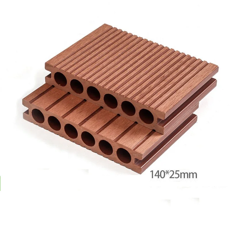 hot sale terrace outdoor floor wood texture waterproof plastic exterior composite wpc decking