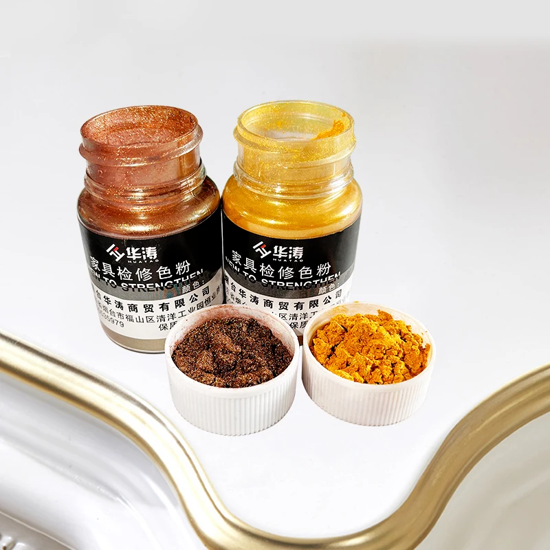 Wooden door gold painting silver painting  metal powder