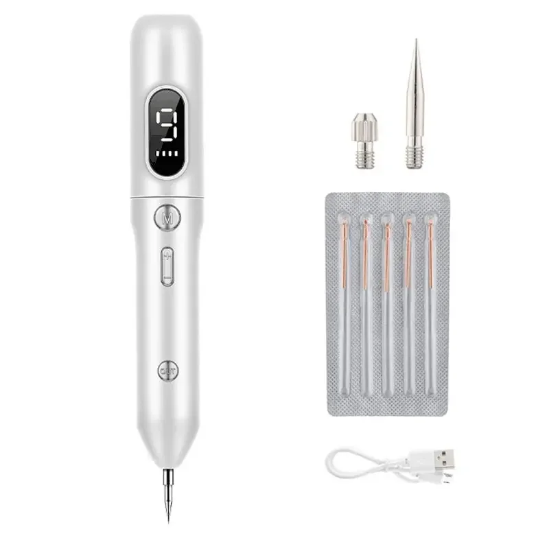 Новый продукт ЖК-плазменная ручка для удаления татуажа Удаление родинок уход за лицом портативный домашнего использования средство темных пятен с веснушками и бородавками со светодиодным освещением