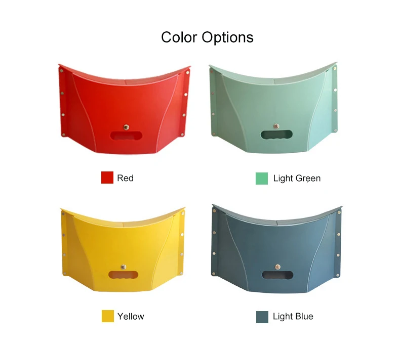 Portable Plastic Multi-Functional Folding Stool for Baby File Storage Basket & Folder Storage Fold Stool
