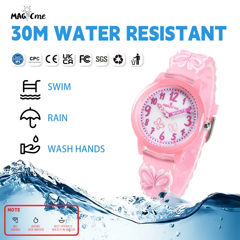 Wholesale New Trends Butterflies fly cartoon sport kids watch boy watch waterproof watches for teen