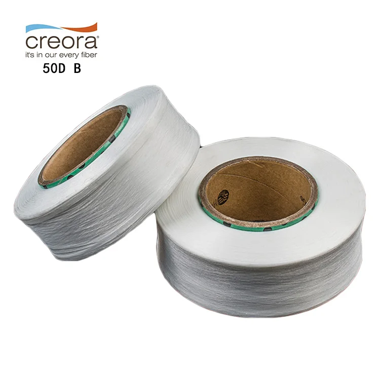 HYOSUNG factory price korea brand lycra thread creora 50D B grade clear bright bare spandex yarn