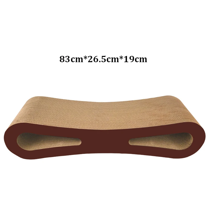 Top Selling Large Size 8 Shape Cat Scratcher Lounge , Cardboard Cat Bed , Cat Scratcher