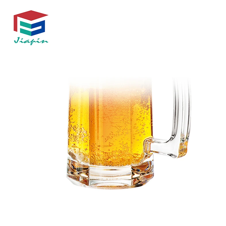 Bar using 12 oz Plastic Beer Mug glass with handle made in China
