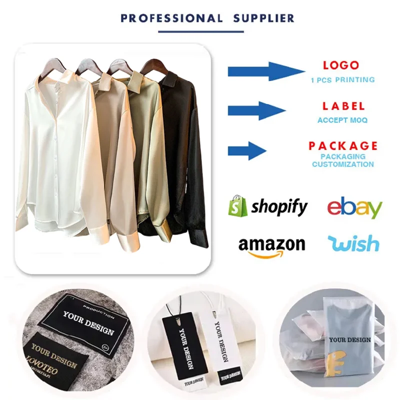 YQY958 Hot Selling Satin Shirts For Women Vintage Long Sleeve Sheer Ladies Blouse Women Elegant Shirts Plus Size Women Overshirt