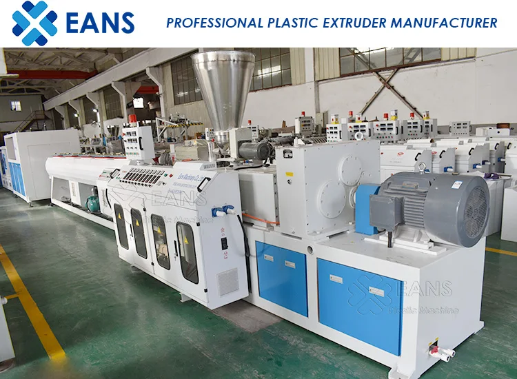 PVC Plastic Sewer Pipe Water Pipe Making Machine / Production Line