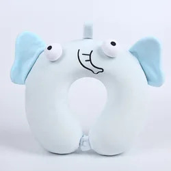 Cartoon Pattern Type twist neck memory foam pillow for travel