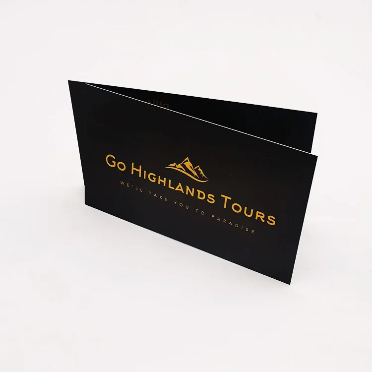 Supplier Luxury Business Card with Custom Rose Gold Foil Printing Logo