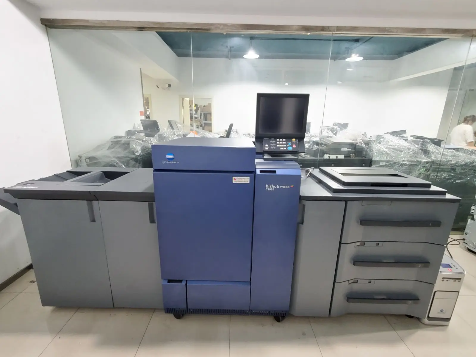 Высокоскоростной используемый MFP лазерный цветной принтер A3 машина для фотокопировальной машины Konica Minolta C1100
