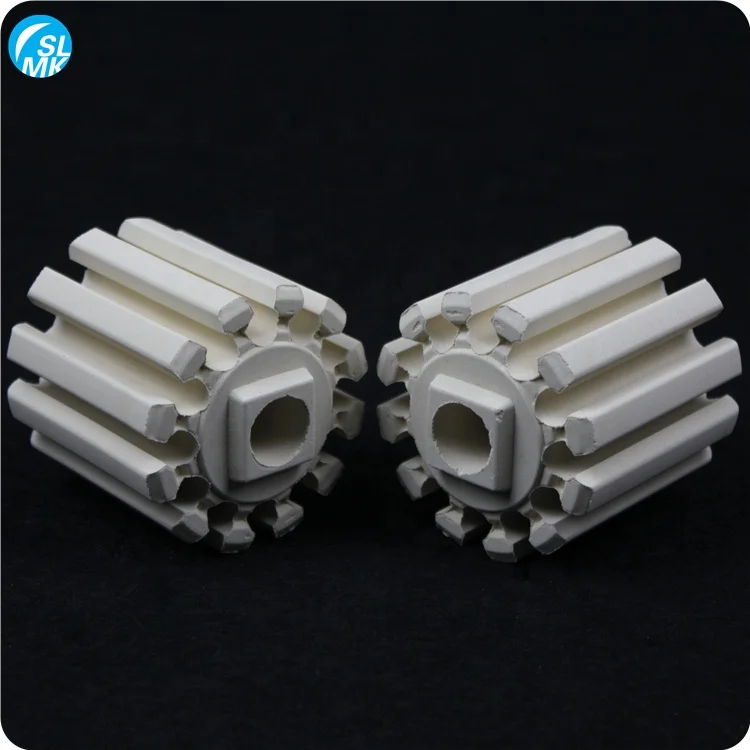 refractory ceramic parts cordierite ceramic bobbin heater ceramic heating element