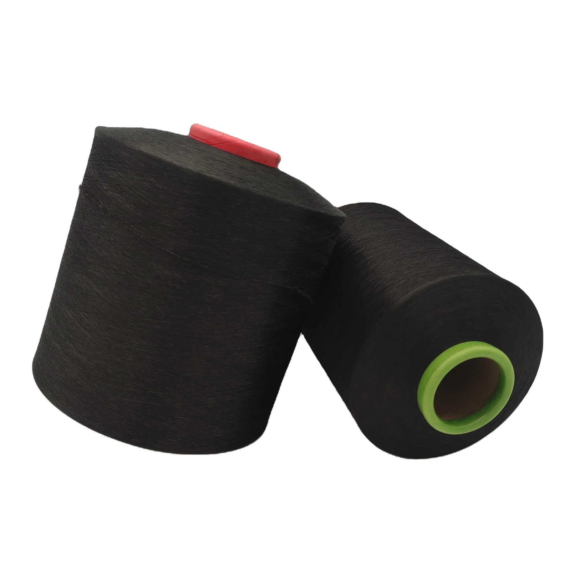 Высокопрочная пряжа с покрытием из 10/75 полиэстера, с воздушным покрытием, пряжа из спандекса для плетения одежды