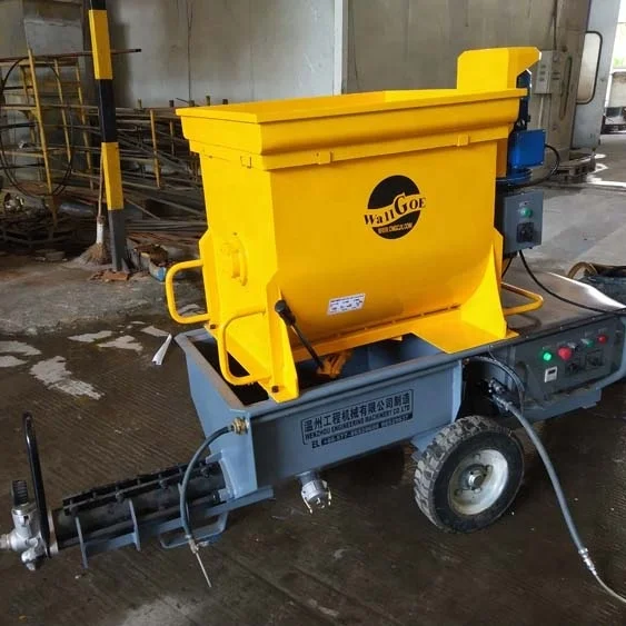 Stable Working Fast Concrete Wall Dry Mixer Wall Mortar cement Sprayer  plaster Machine for construction