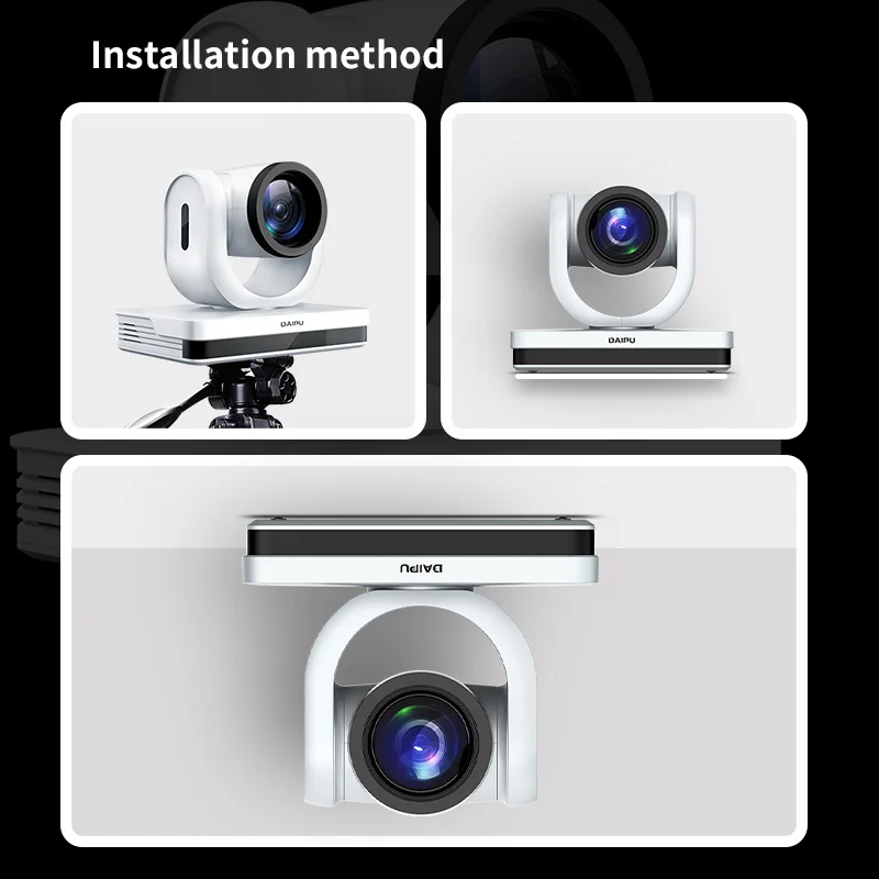 DAIPU Professional IP Live Broadcasting System 20X Optical Zoom Full HD 1080P Auto Tracking PTZ SDI Camera with PoE