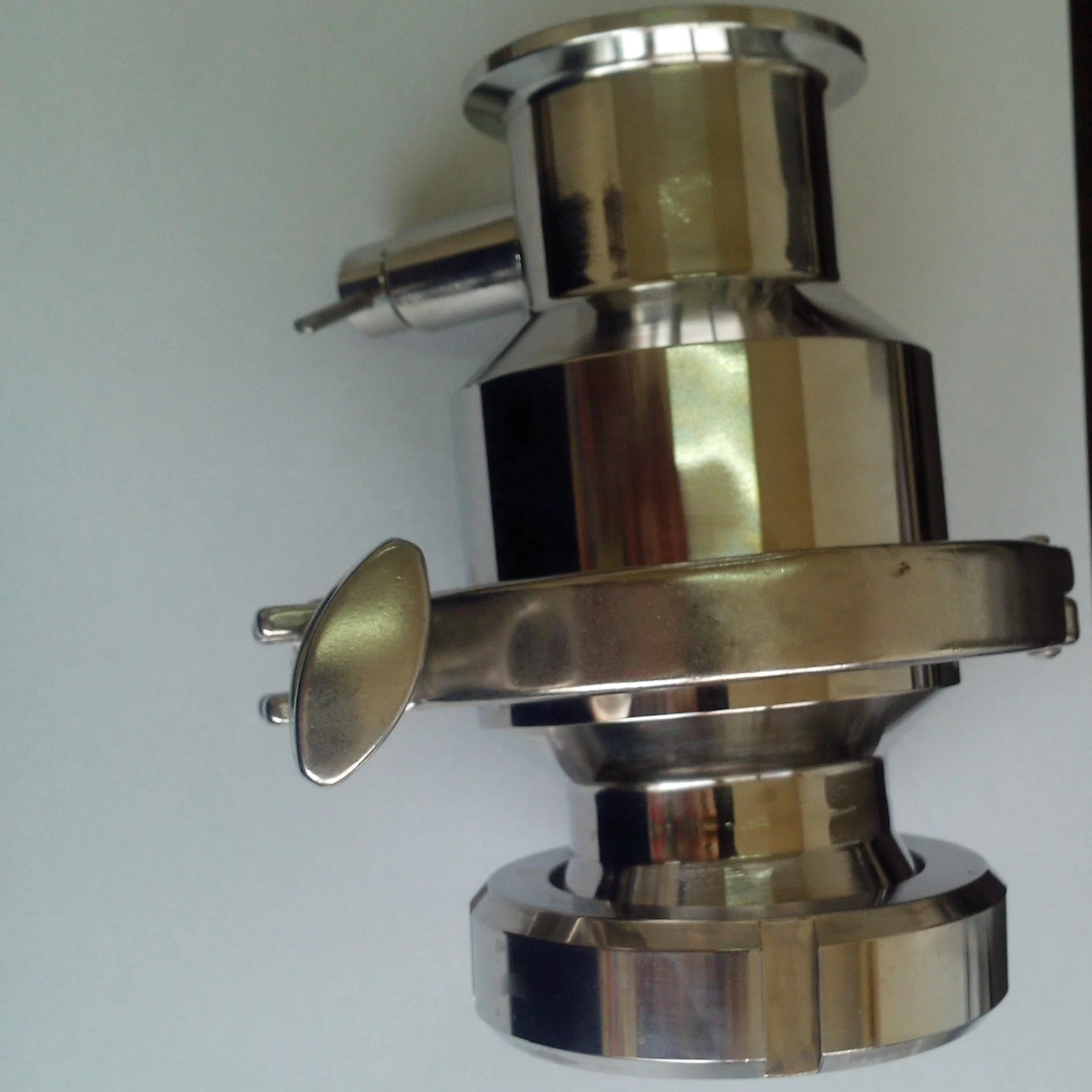China professional manufacturer  sanitary stainless steel 304  316L VAT check valve(NRV)  with drain