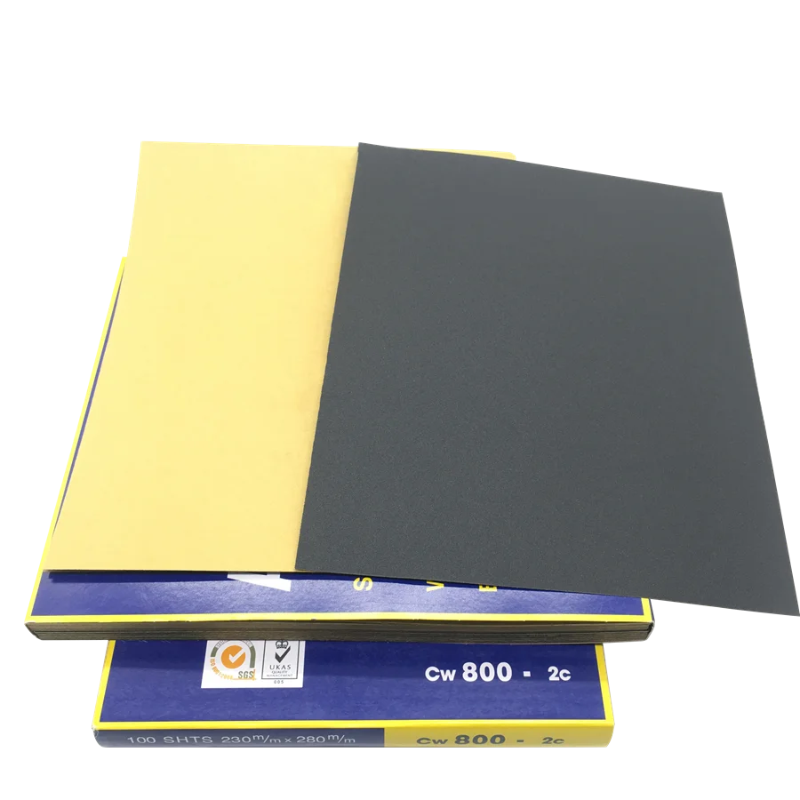 Hot sell 230x280mm emery paper sand paper for 100% silicon carbide Waterproof Sanding Paper