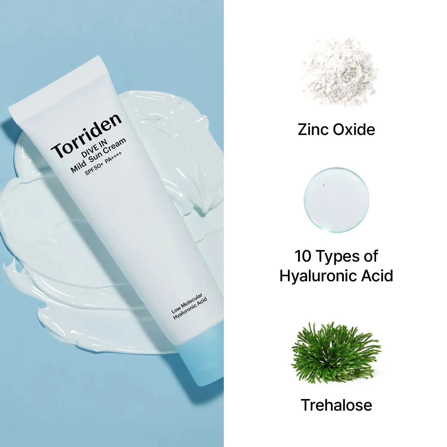 Korean Sun Block Cream K Beauty Skin Care Wholesale Torriden DIVE IN  Mild Sun Cream 60ml