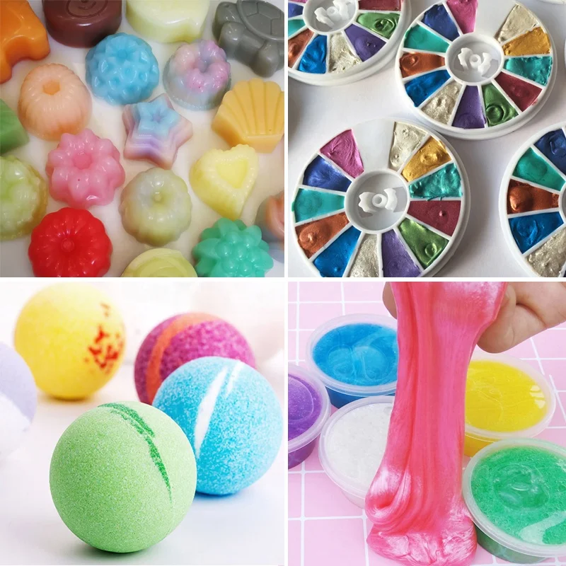 
56 colors mica pearl pigment powder for Epoxy Resin, soap, bath bomb, eye shadow, nail gel 10g/color 