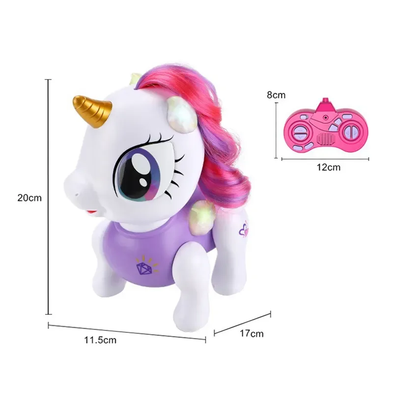 Unicorn Toy with Interactive Walking Dancing Hand Motion Gestures Program Rc Robot Pets For Kids Gift smart AI robot toy