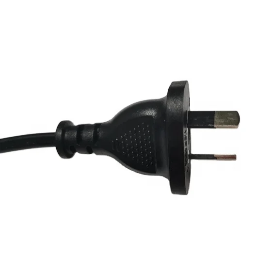 Китай поставщик SAA 2-контактный разъем полости рта 220v сетевой кабель 2-контактный мульти штекер