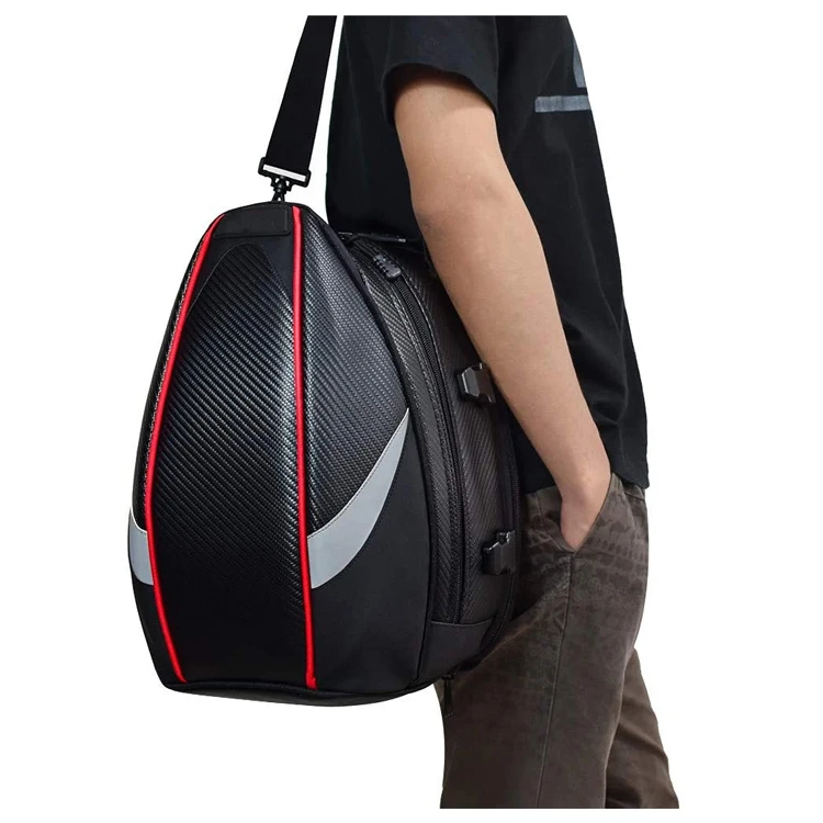 Waterproof Motorcycle Seat Bag Moto Tail Bag Motorcycle Helmet Bag
