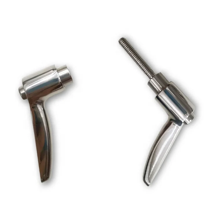 Stainless Steel Male Thread Stud Stainless Steel 304 Handle Quick Adjustable Clamping lock Lever M5-M16