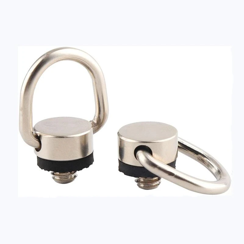 Stainless Steel 1/4 D-Ring camera screw quick release screw for dslr camera