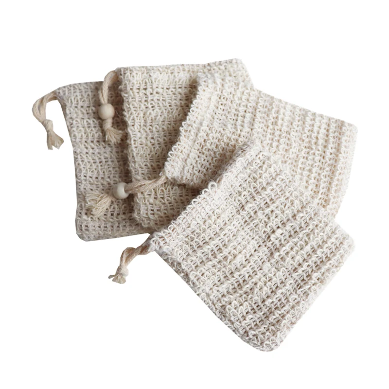 Eco-friendly Easy Clean Reusable Bubble Foam Net Mesh Exfoliating Bag For Bar Soap