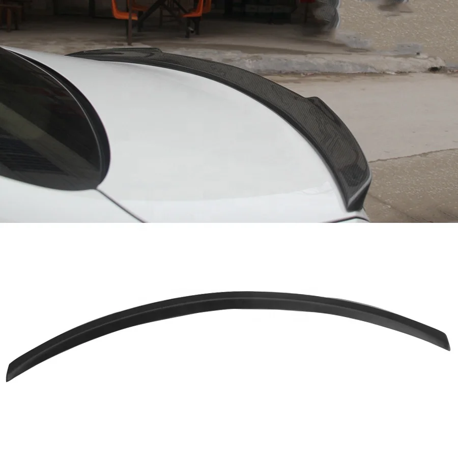 Real Carbon Fiber Rear Spoiler Wing For Mercedes-Benz C CLASS W205 4 Doors FD style 2015-2018