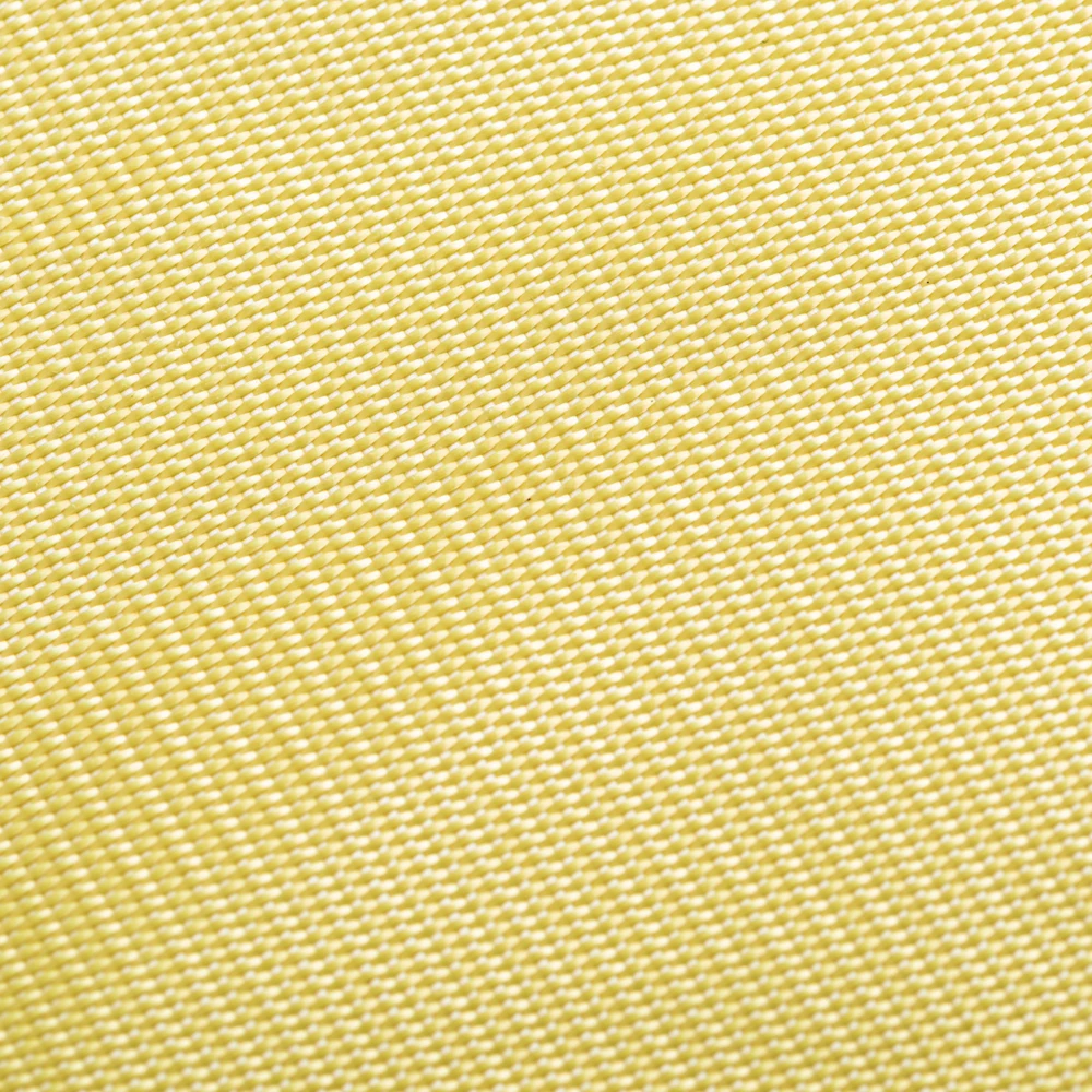 
High Tensile Strength yellow stable fabric materials cloth aramid fibre cloth 