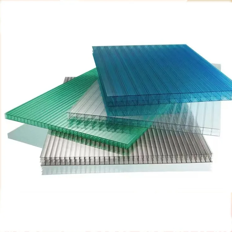 Hot Selling Hollow 4mm 6mm Bronze Polycarbonate Sheet Four layer 14mm Thick Polycarbonate Sheet